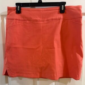 Tribal Coral Orange Skort